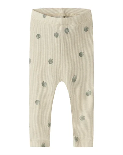 Name It - NBMFoapple Leggings - Almond Milk